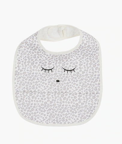 Livly Stockholm Baby Leopard Bib