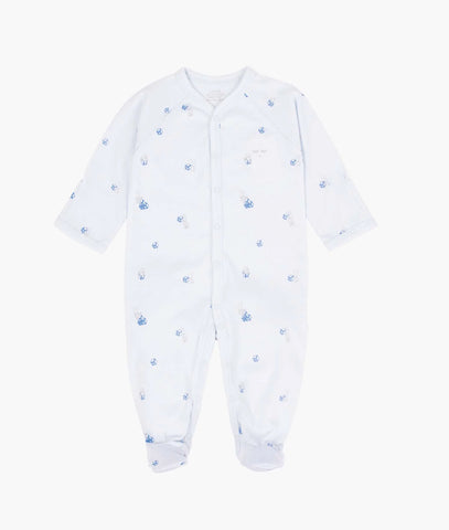 Livly Stockholm Blue ABC Blocks Simplicity Footie