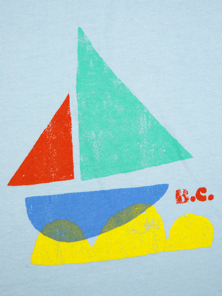 Bobo Choses Multi Color Sail Boat Baby T-Shirt – Panda and Cub