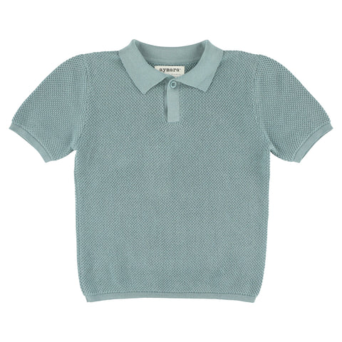 Aymara Petrol Alec Polo Sweater