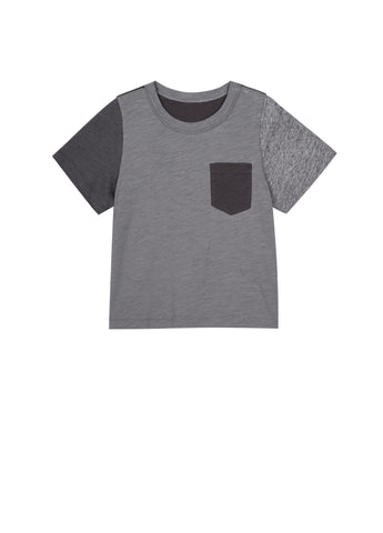 JNBY Grey Colorblock T-shirt