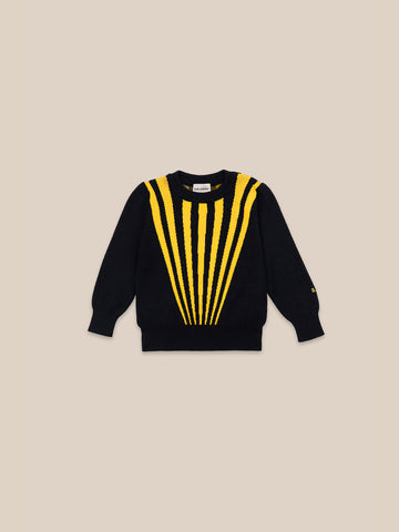 Bobo Choses Stripes Removable Collar Jumper