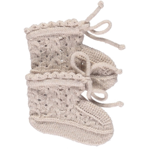 Bebe Organic Natural Loulou Booties
