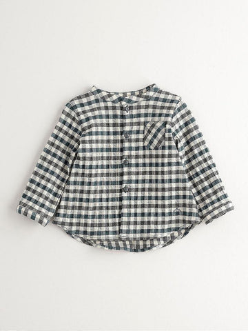 Nanos Baby Boy Checked Boys Shirt