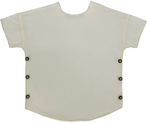 Gaya Lab White Jersey Top