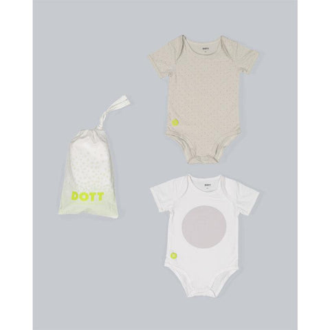 Dott Child Baby Boy Short Sleeve 2pc Onesie Set