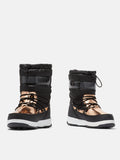 Moon Boot Black/Copper Jr Girl Soft WP Boots