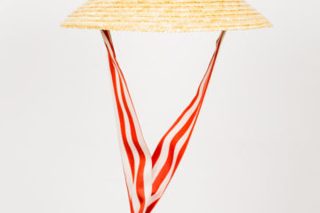 Motoreta Natural Straw Red Stripes Vejer Hat