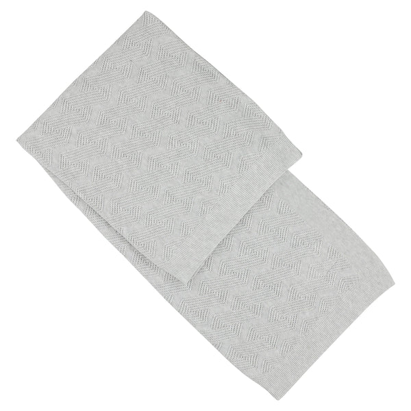 Aymara Light Grey Evie Baby Blanket