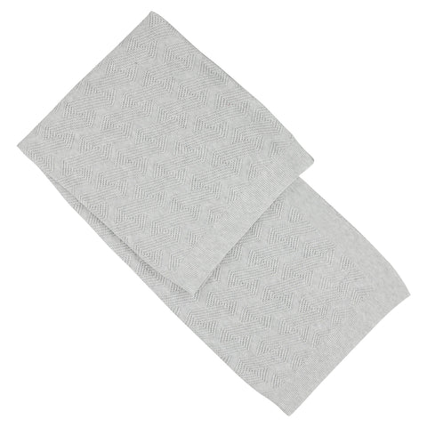 Aymara Light Grey Evie Baby Blanket