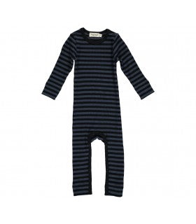 MarMar Copenhagen Black & Blue Romper Stripes