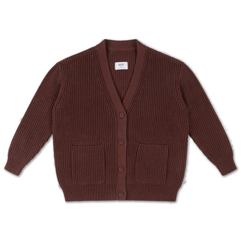 Repose Brown Grandpa Cardigan