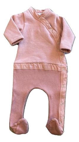 Violeta e Federico Pink Rib Onesie