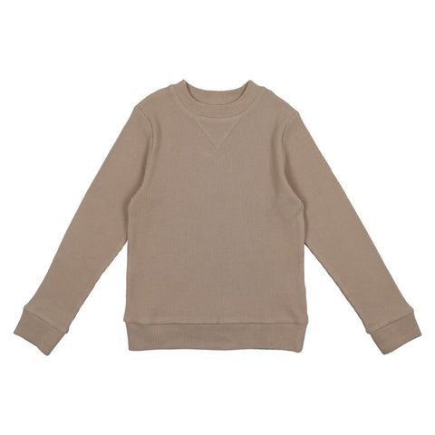 Urbani Taupe Waffle Top