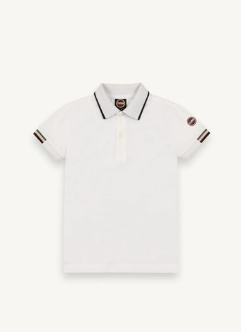 Colmar White With Navy Trim Polo Shirt
