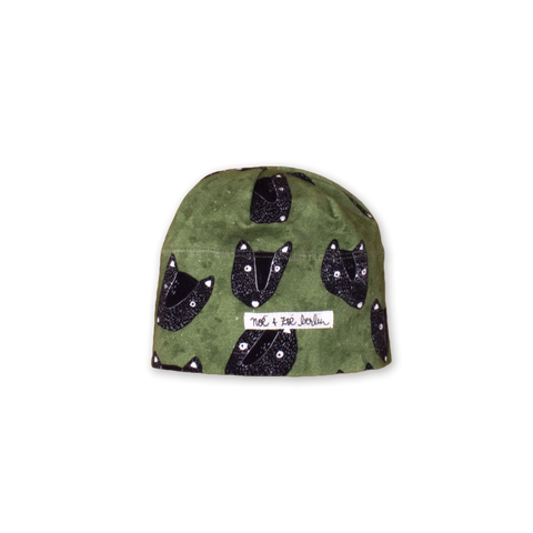 Noe & Zoe Khaki Skunk Beanie