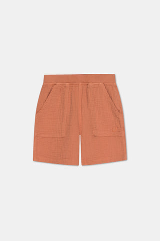 My Little Cozmo Kids Ariel Terracotta Gauze Shorts