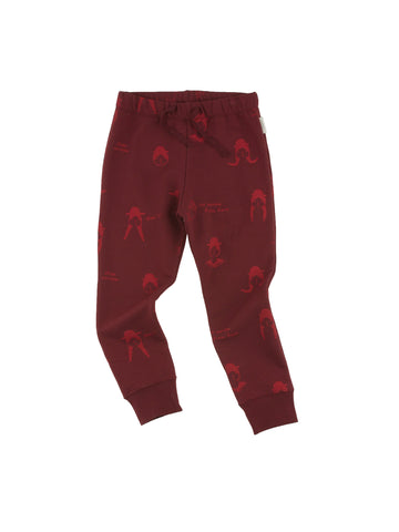 Tinycottons Bordeaux No-Worry Dolls Fleece Sweatpants