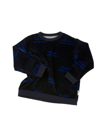 Tinycottons Navy Shoo Worries Sweatshirt