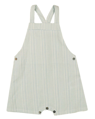 Belati Chalk Blue Striped Baby Overall