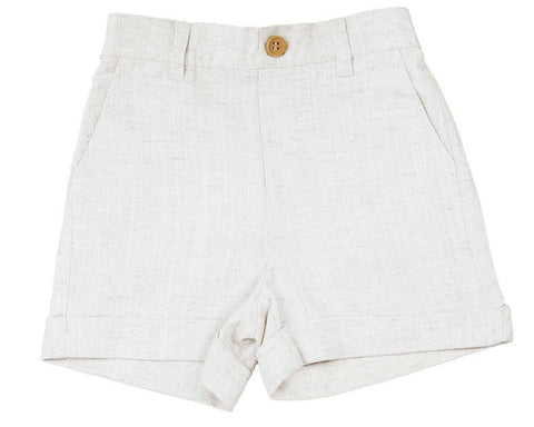 Belati White Distressed Shorts