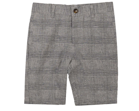 Belati Navy Classic Plaid Shorts