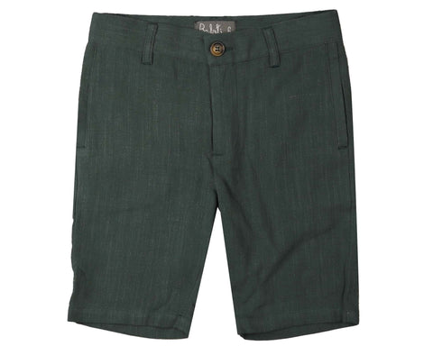 Belati Duck Blue Solid Classic Bermuda Shorts