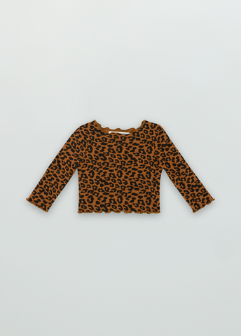 The New Society Caramel Leo Betsy Tee + Legging Set