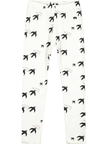 Beau Loves Natural Birds Leggings
