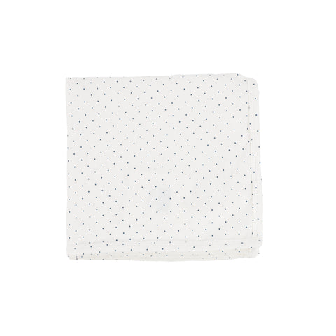 Lil Legs White Dots Blanket