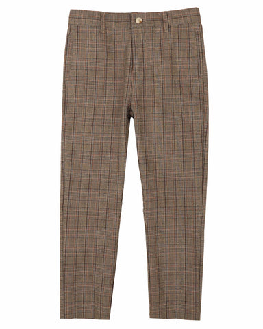 Belati Multi Houndstooth Plaid Slim Pants