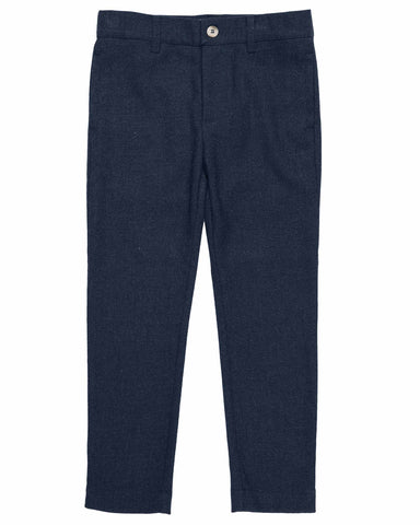 Belati Blue Marled Slim Pants