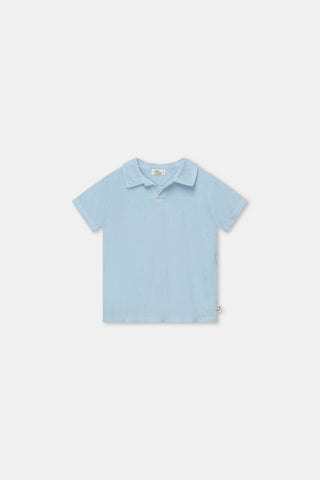 My Little Cozmo Kids Buddy Blue Terry Polo