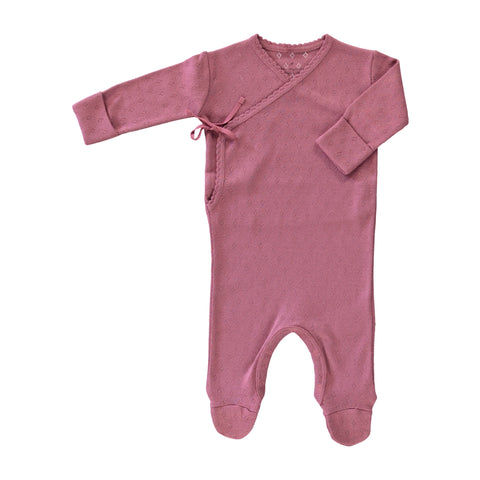 Bebe Organic Bebe Light Rose Footie