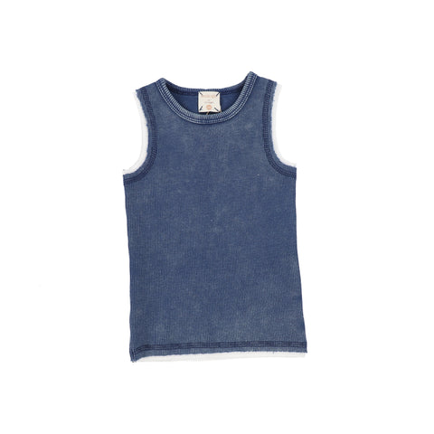 Lil Legs Blue Denim Wash Tank