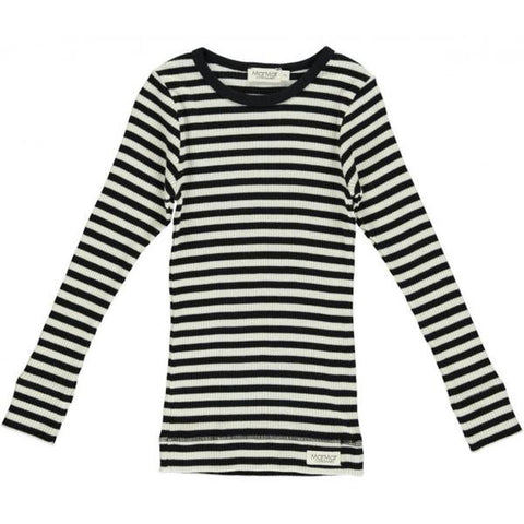 MarMar Copenhagen Black & Off White Stripe Modal Set