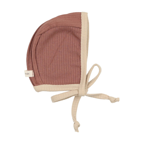 Lil Legs Rosewood/Nude Classic Pajama Bonnet