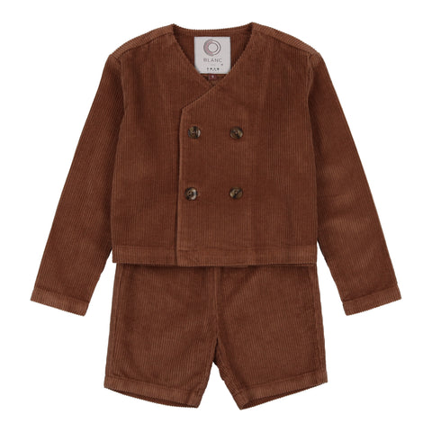 Coco Blanc Camel Corduroy Suit