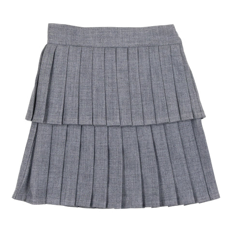 Coco Blanc Heathered Blue Skirt