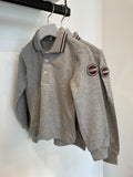 Colmar Grey Long Sleeve Trim Polo