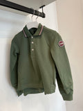 Colmar Olive Long Sleeve Trim Polo