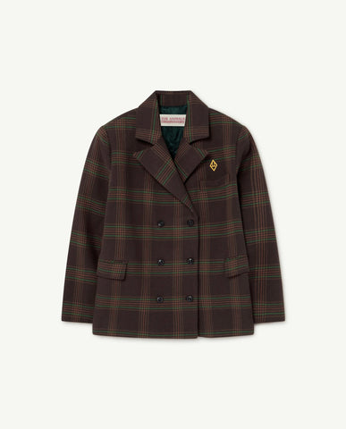 TAO Brown Squares Falcon Jacket