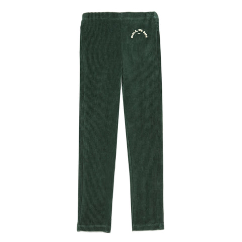 Hundred Pieces Green Velvet Legging