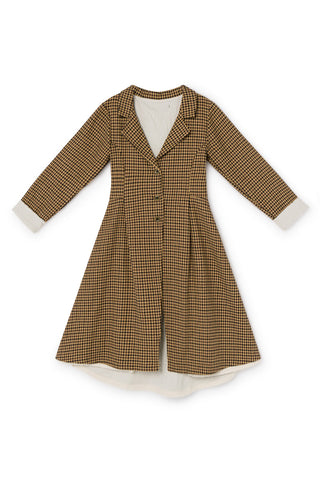 Little Creative Factory Fawn Tweed Coat