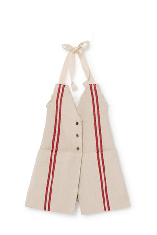 Little Creative Factory Red Stripes Hessian Apron Dress