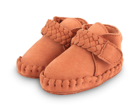 Donsje Amsterdam Walnut Nubuck Fons Bootie