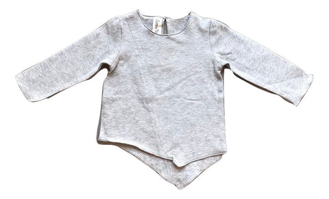 Latte e Biscotti Heather Grey Slant Top