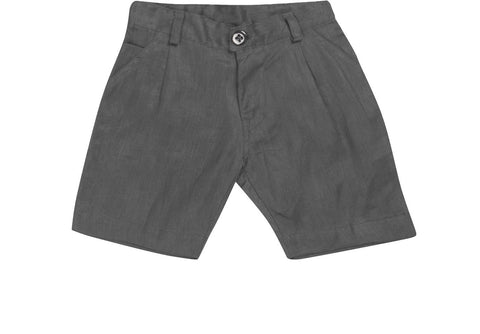 Petit Patch Linen Grey Shorts