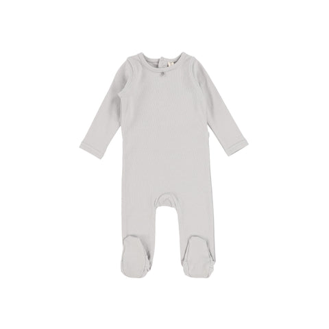 Lil Legs Grey & Silver Charm Footie