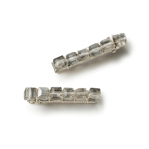 Halo Luxe Pewter Gemma Gemstone Clip